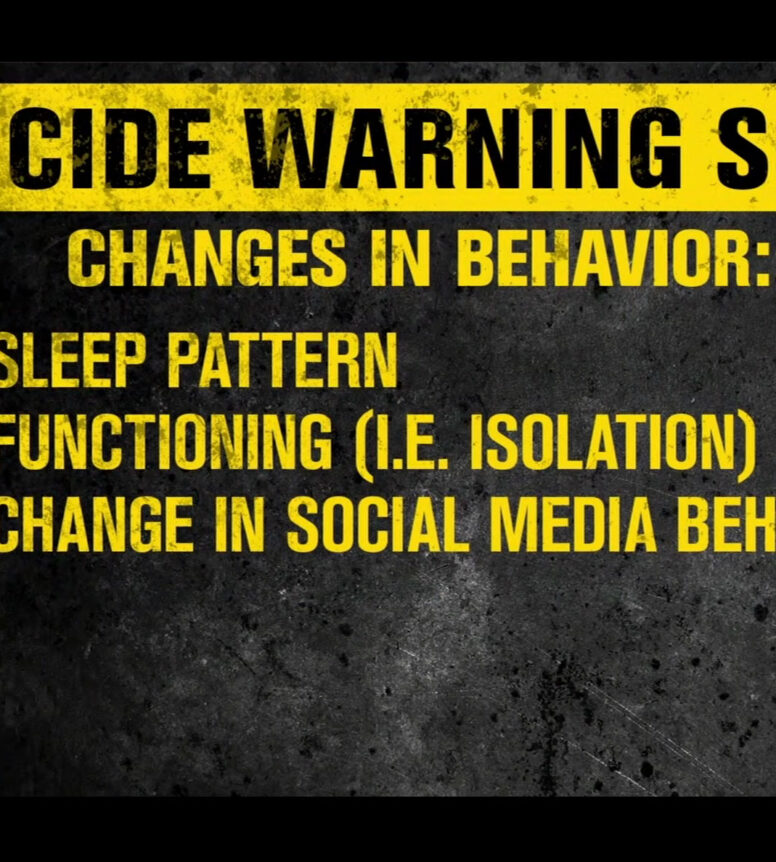 Suicide Warnings - Kate Spade